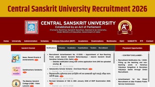 Central Sanskrit University Recruitment 2026, CSU Vacancy 2026, Sanskrit University Jobs, CSU Non Teaching Recruitment, Sanskrit Promotion Scheme Jobs