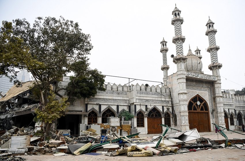 Illegal construction removal Delhi