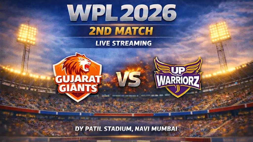 GG W vs UPW W Live Streaming, GG W vs UPW W Match Live Streaming, wpl live streaming