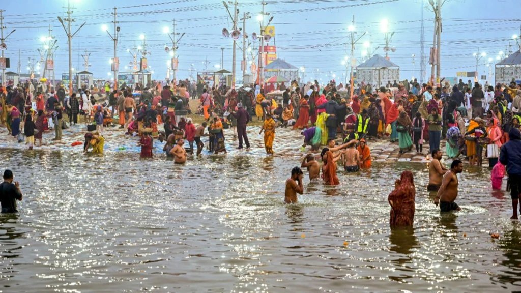 Basant Panchami, Basant Panchami, Sangam bath, Prayagraj Magh Mela Basant Panchami, Basant Panchami, Sangam bath, Prayagraj Magh Mela