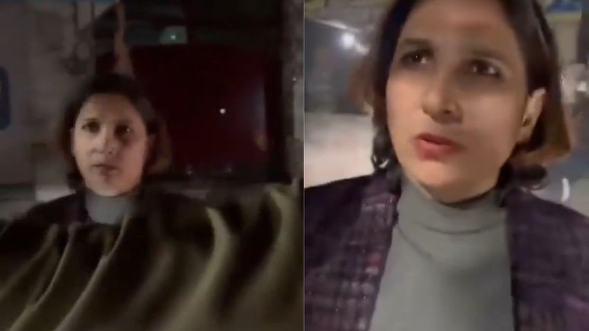 Ghaziabad Parking Dispute between locals woman seen Threatening with wealth and caste power