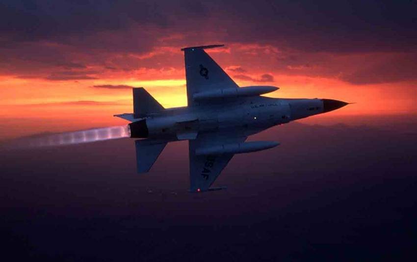 unmanned fighter jet incident