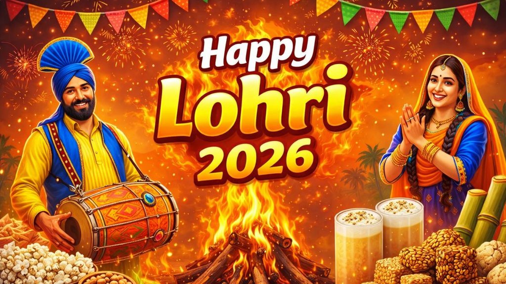 Lohri 2026 | Happy Lohri 2026 | Lohri wishes | Lohri qutes in hindi