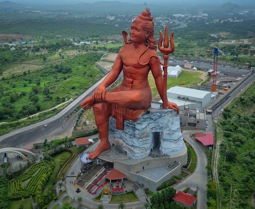 Hindu god statues around the world