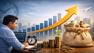 Indian investor planning SIP investment for 1 crore corpus in 20 years with mutual fund growth chart