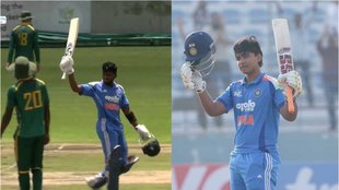 IND U19 vs SA U19, IND U19 vs SA U19 3rd ODI, IND vs SA Under 19 ODI, Vaibhav Suryavanshi, Aaron George, Vaibhav Suryavanshi Century, Aaron George Century, IND U19 vs SA U19 Live Match, IND U19 vs SA U19 Third ODI, India U19 vs South Africa U19, India Under 19 Team