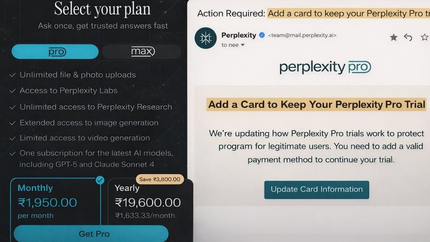 perplexity pro, perplexity pro Subscription, Airtel users