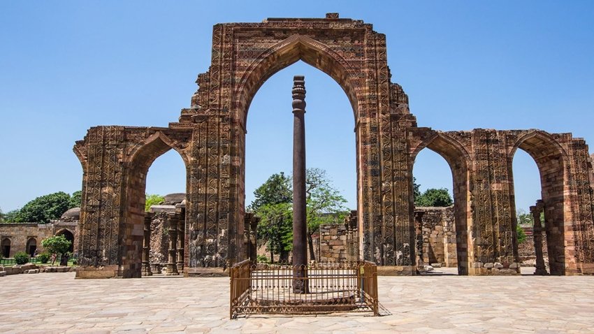 Iron Pillar Monument in New Delhi