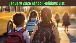 School Holidays List, January 2026, School, colleges closed, New year 2026, Pre Board Exam,