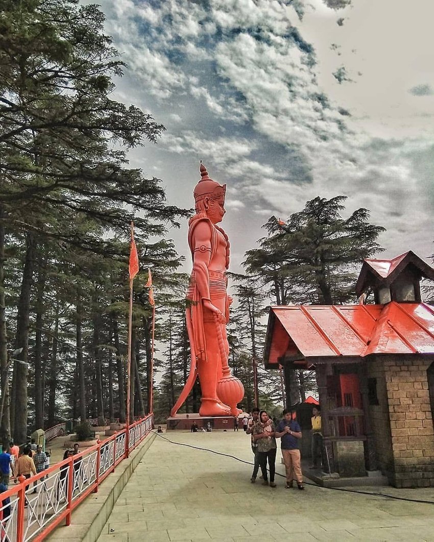 Jakhu Hill Hanuman, Shimla, Himachal Pradesh
