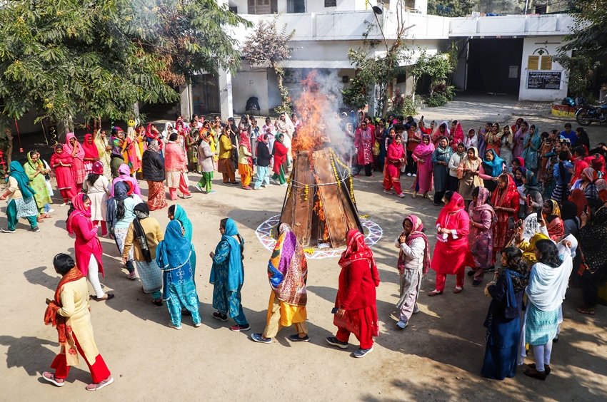 Lohri celebration in colleges