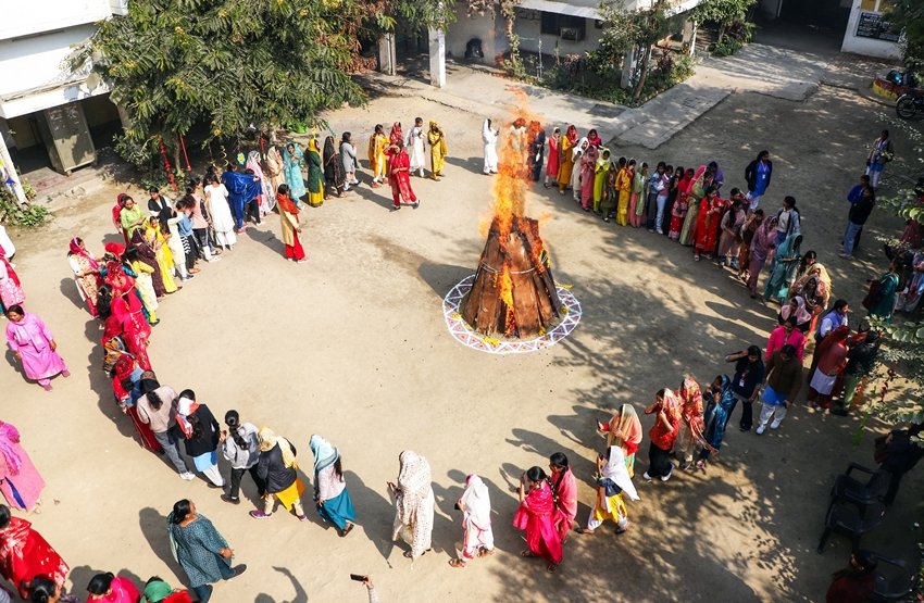 Lohri celebration in Lucknow