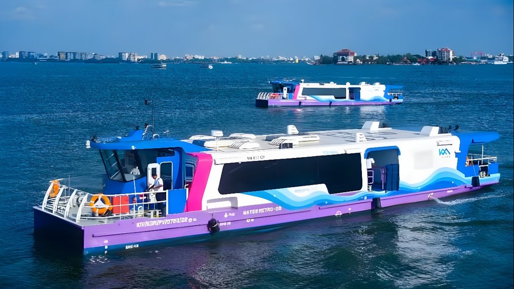 Lucknow Water Metro News | latest news | gomti river water metro news