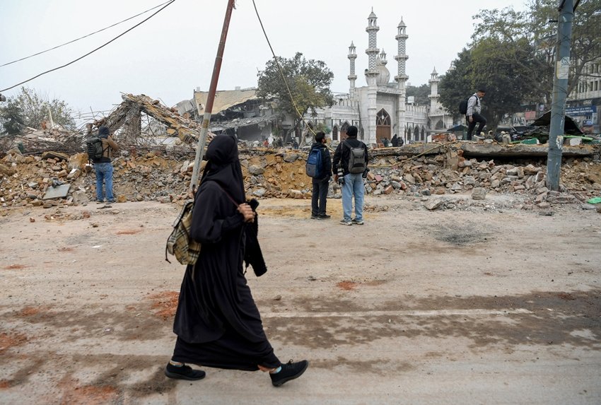 FIR registered demolition violence