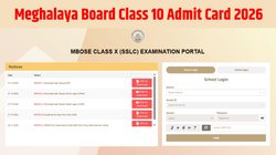 MBOSE SSLC Admit Card 2026 Released: एमबीओएसई एसएसएलसी एडमिट कार्ड जारी, ऐसे डाउनलोड करें मेघालय बोर्ड कक्षा 10 हॉल टिकट, यहां है Direct Link
