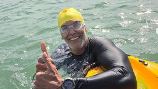 Milind Soman Fitness, Milind Soman swimming, fitness inspiration India, celebrity fitness story, Milind Soman latest fitness news, 60 की उम्र में 15 किमी तैरकर मिलिंद सोमन ने रचा इतिहास, Milind Soman 15 km swimming record, लंबी स्वीमिंग करने के फायदे, रोज तैराकी करने से क्या फायदे होते हैं, swimming benefits for old age, fitness after 60, healthy lifestyle after 50, swimming for weight loss, swimming for joints pain, swimming for mental health, swimming exercise benefits, full body workout swimming, Milind Soman fitness inspiration, swimming for heart health, Milind Soman fitness at 60, long distance swimming benefits, swimming benefits for health