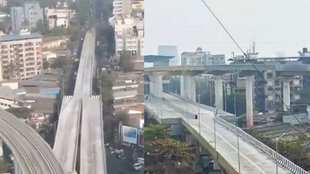Mumbai, Maharashtra, flyover in Mira-Bhayander