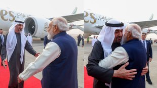 PM modi, UAE President, New delhi