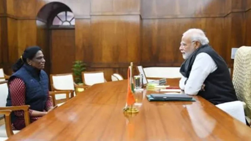 PT Usha, PT Usha husband passed away, V Srinivasan, PM Modi,