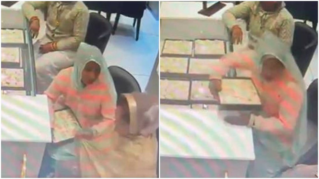 Prayagraj News, Prayagraj woman thief, Kalyan Jewellers