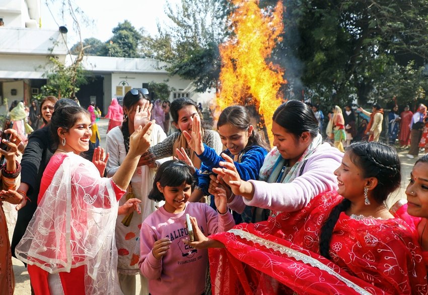 College campus festival