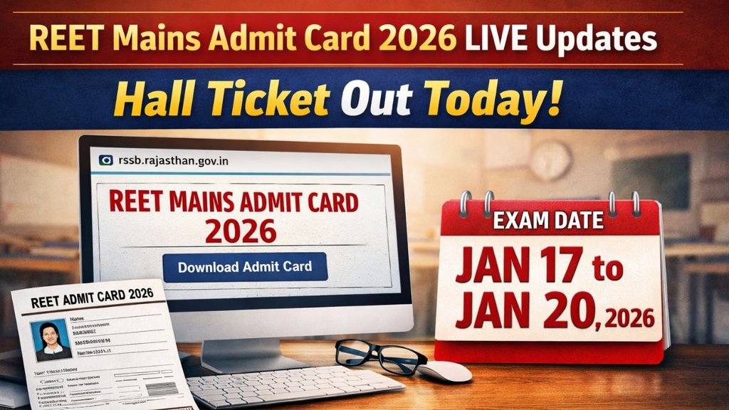 REET Mains Admit Card 2026, REET Mains Admit Card 2026 LIVE,REET Mains Admit Card 2026 LIVE update, KWS: REET Mains Admit Card 2026, REET Admit Card 2026
