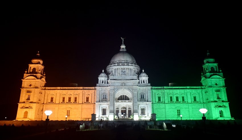 Chenab Bridge to Victoria Memorial Shine in Tricolour on Republic Day Eve