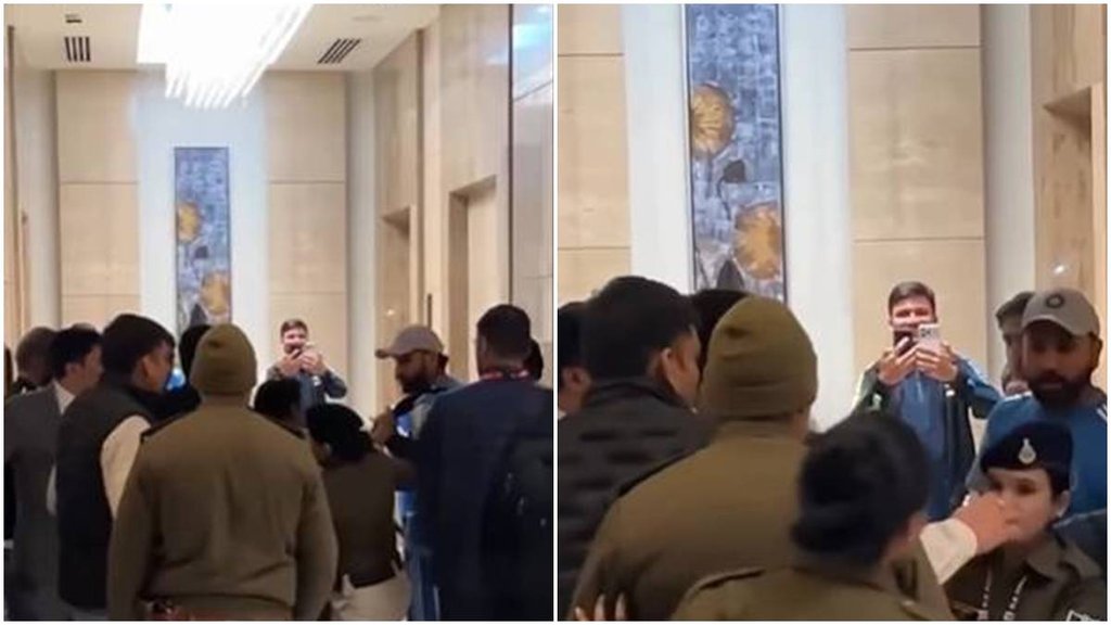 Rohit Sharma, Viral Video, Indore, India vs New Zealand ODI Series, Rohit Sharma security lapse