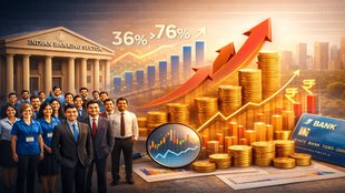 SBI Research Report : Indian banking sector growth showing bank employees, credit expansion and rising assets