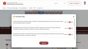 SSC CGL 2025, SSC CGL Tier 1 Final Answer Key, SSC CGL Marks 2025, SSC CGL Response Sheet, SSC CGL Tier 2 City Slip, SSC CGL Admit Card 2026