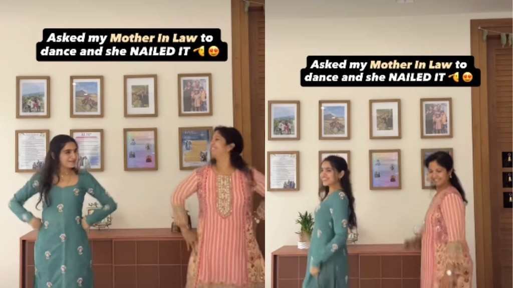 Saas Bahu Duo Dances to Rangeelo Maro Dholna internet cant keep calm after watching Viral Video