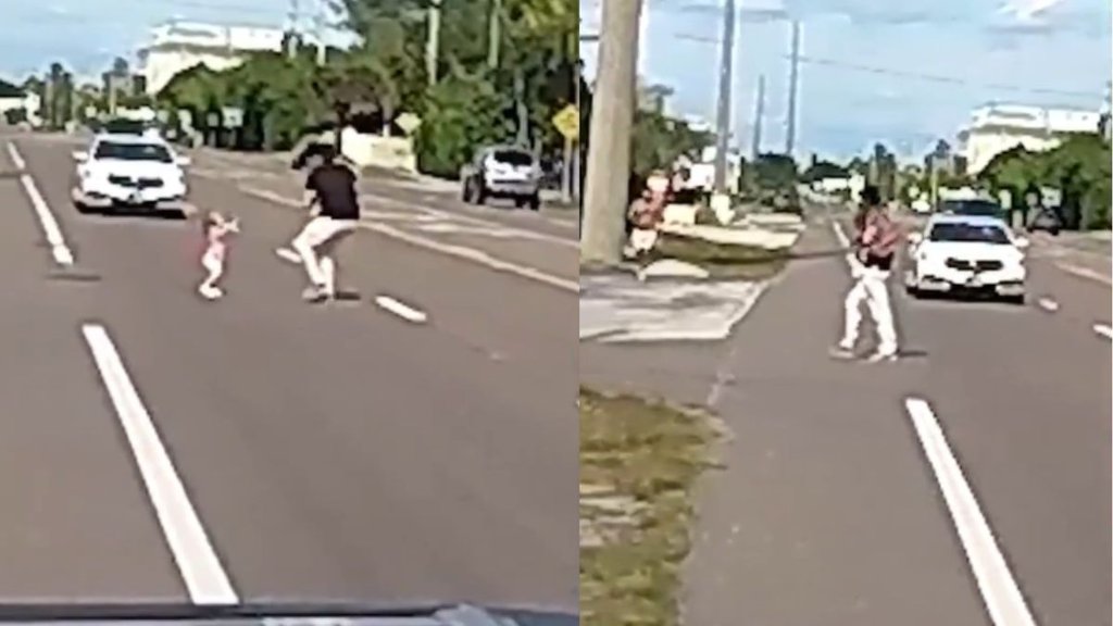 Florida Man Rushes Into Traffic to Save Toddlers Who Wandered Onto Road