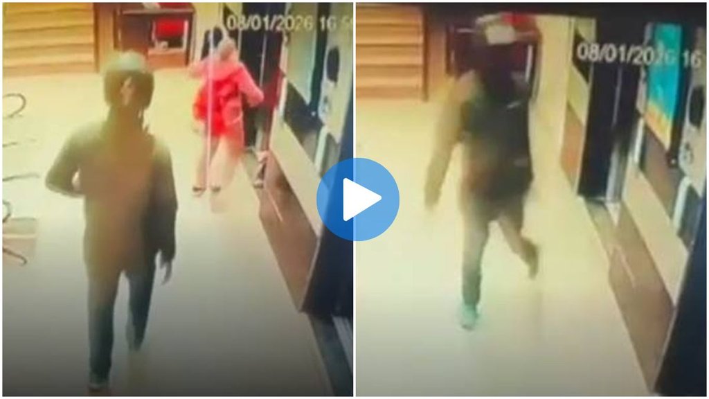 Snatching viral video, Greater Noida Society, Snatching in Greater Noida Society