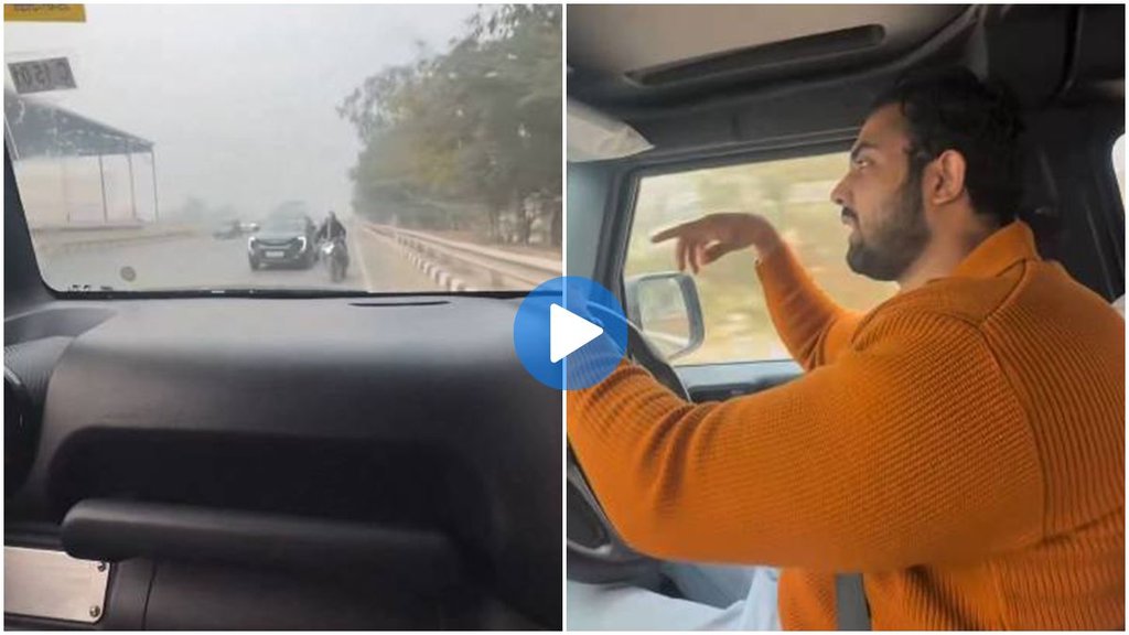 Thar viral video, Thar Video viral, Thar drive wrong side, thar viral video,