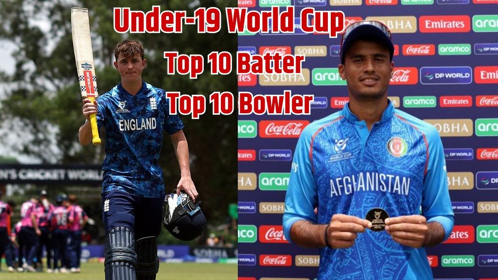 Under-19 World Cup Top 10 Batters, Under-19 World Cup Top 10 Bowlers, Sri Lanka vs Australia Under-19 World Cup Top 10 Batters, Under-19 World Cup Top 10 Bowlers, Sri Lanka vs Australia