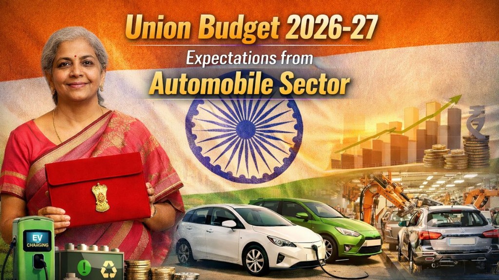 Union Budget 2026-27, Automobile Sector Budget, Union Budget 2026 Auto Sector, Auto Budget 2026 Expectations, Budget 2026 Automobile News, Automobile Sector Expectations from the Budget, EV Budget 2026, Electric Vehicle Budget Announcements, Auto Industry Budget 2026, PLI Scheme Auto Sector, EV Charging Infrastructure Budget