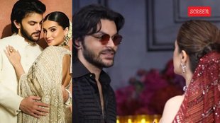 Veer Pahariya alone at Nupur Senon Stebin Ben reception