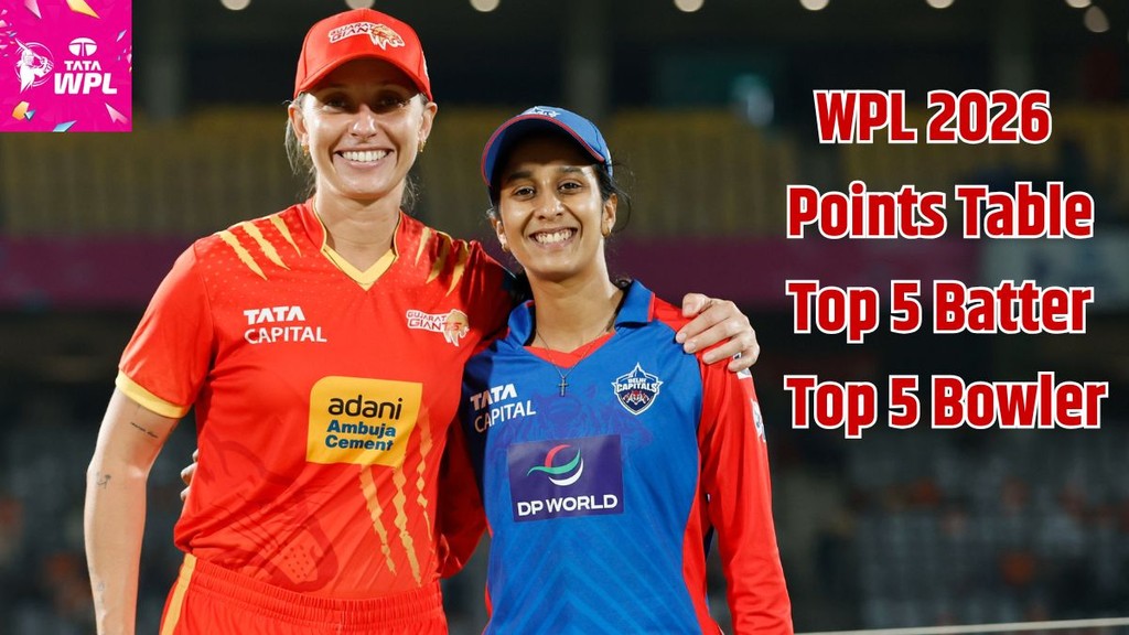 WPL 2026 Points Table, WPL 2026 Top Batters, WPL 2026 Top Bowlers