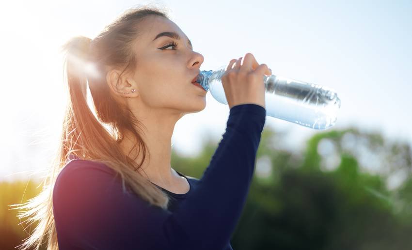 time water reaches organs
