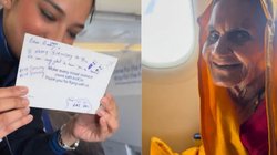 दादी की पहली हवाई यात्रा! पोते ने जन्मदिन पर दिया प्यारा सरप्राइज, एयर होस्टेस ने भी अम्मा का बड़े प्यार से किया स्वागत, Viral Video