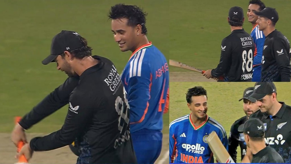 Abhishek Sharma, Abhishek Sharma Batting, Abhishek Sharma Runs, Abhishek Sharma News, Abhishek Sharma bat, IND vs NZ, IND vs NZ 3rd T20I, Abhishek Sharma vs New Zealand, India vs New Zealand Abhishek Sharma, Abhishek Sharma Batting, Abhishek Sharma Runs, Abhishek Sharma News, Abhishek Sharma bat, IND vs NZ, IND vs NZ 3rd T20I, Abhishek Sharma vs New Zealand, India vs New Zealand