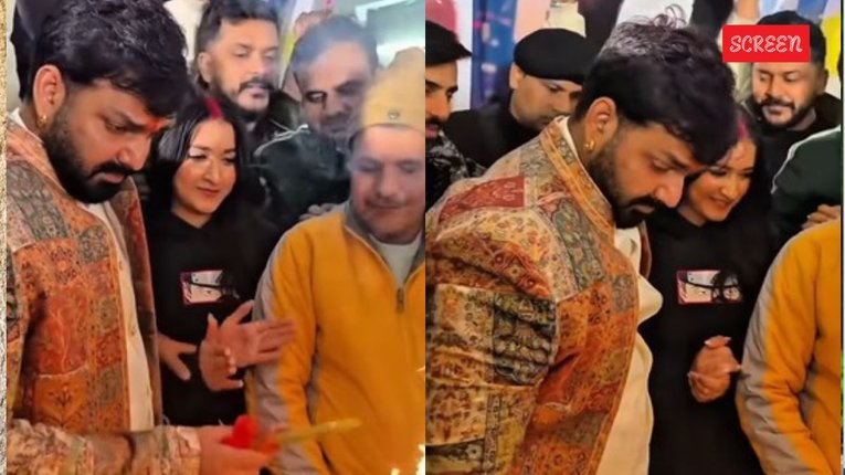 पवन सिंह बर्थडे पर लड़खड़ाते हुए केक काटते आए नजर, पत्नी ज्योति ने शेयर किया वीडियो, लोग बोले- पियक्कड़ सिंह