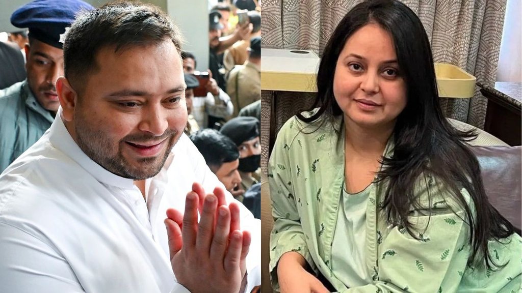 rohini, tejashwi, lalu