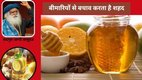 how to eat honey properly sadhguru health hacks,Sadhguru health tips for honey, Benefits of honey for immunity, शहद खाने के फायदे, Natural energy booster snacks