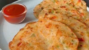 suji dahi chilla, suji dahi chilla recipe , breakfast recipe