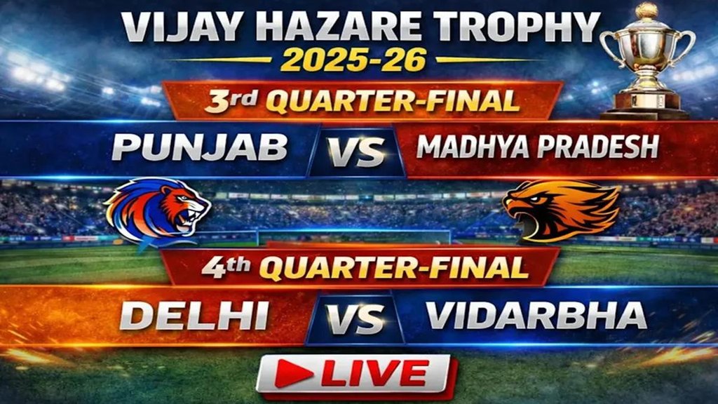 Vijay Hazare Trophy 2025-26 LIVE Score, vijay hazare trophy live score, VHT 2025-26 Vijay Hazare Trophy 2025-26 LIVE Score, vijay hazare trophy live score, VHT 2025-26