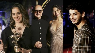 Bollywood Celebrities Attend Iconic Gold Awards 2026 as Tanvi The Great Leads Winners