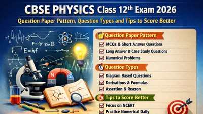 सीबीएसई कक्षा 12वीं फिजिक्स परीक्षा प्रश्नपत्र पैटर्न, जानें सवालों के प्रकार और टिप्स
