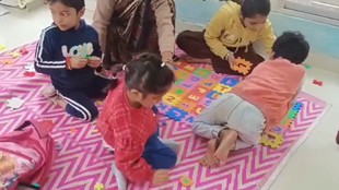 If we can why not you Chitrakoot DM Enrols three year old daughter in anganwadi video viral