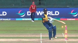 टी20 वर्ल्ड कप 2026 में हिट विकेट होने वाले तीसरे बल्लेबाज बने दुशन हेमंता, पंड्या के क्लब में शामिल